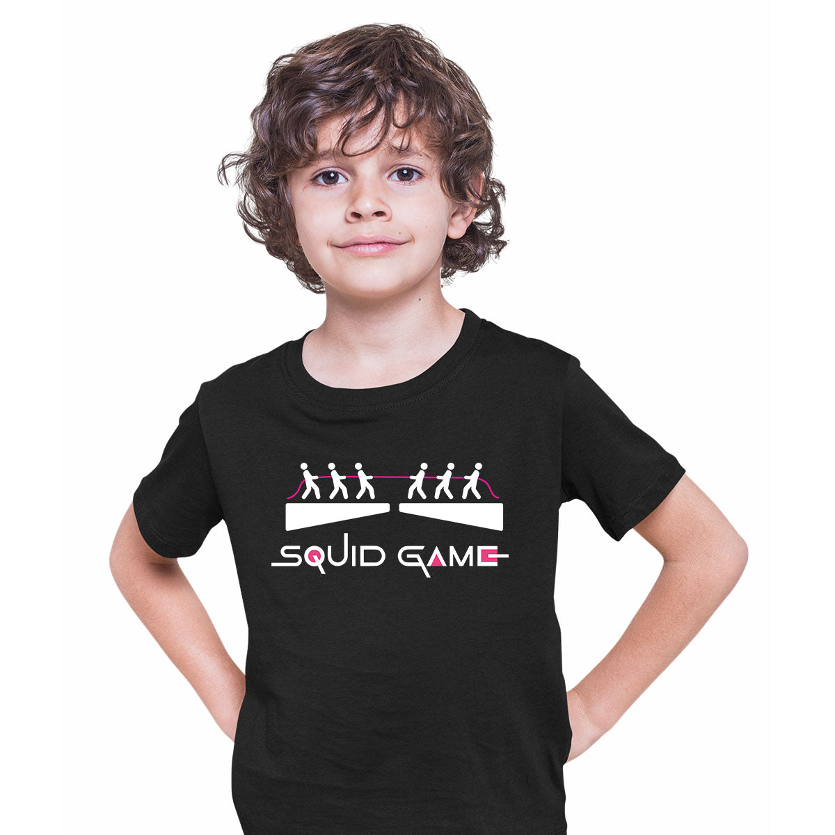 Tug of war Squid Game Cosplay Inspired TV Puzzle T-shirt for Kids - Kuzi Tees