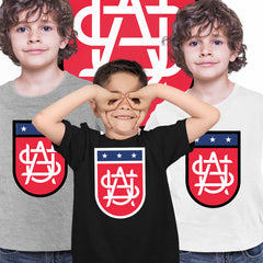 USA Logo Sport Baseball Football Kids Shirt - Kuzi Tees