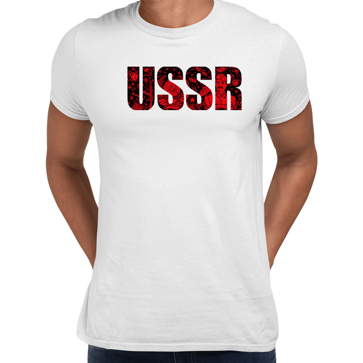 USSR Propaganda Nostalgic design Typography Unisex T-shirt - Kuzi Tees