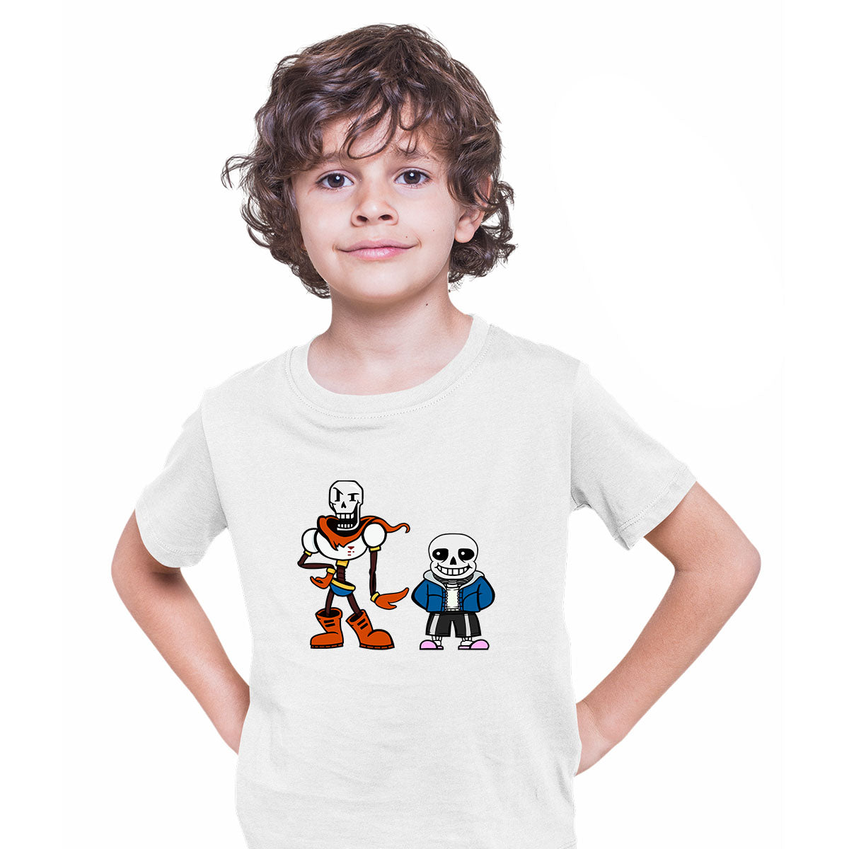 New Kids Undertale Sans Papyrus T-shirt Gaming Boys Girls Christmas Typography T-shirt for Kids - Kuzi Tees