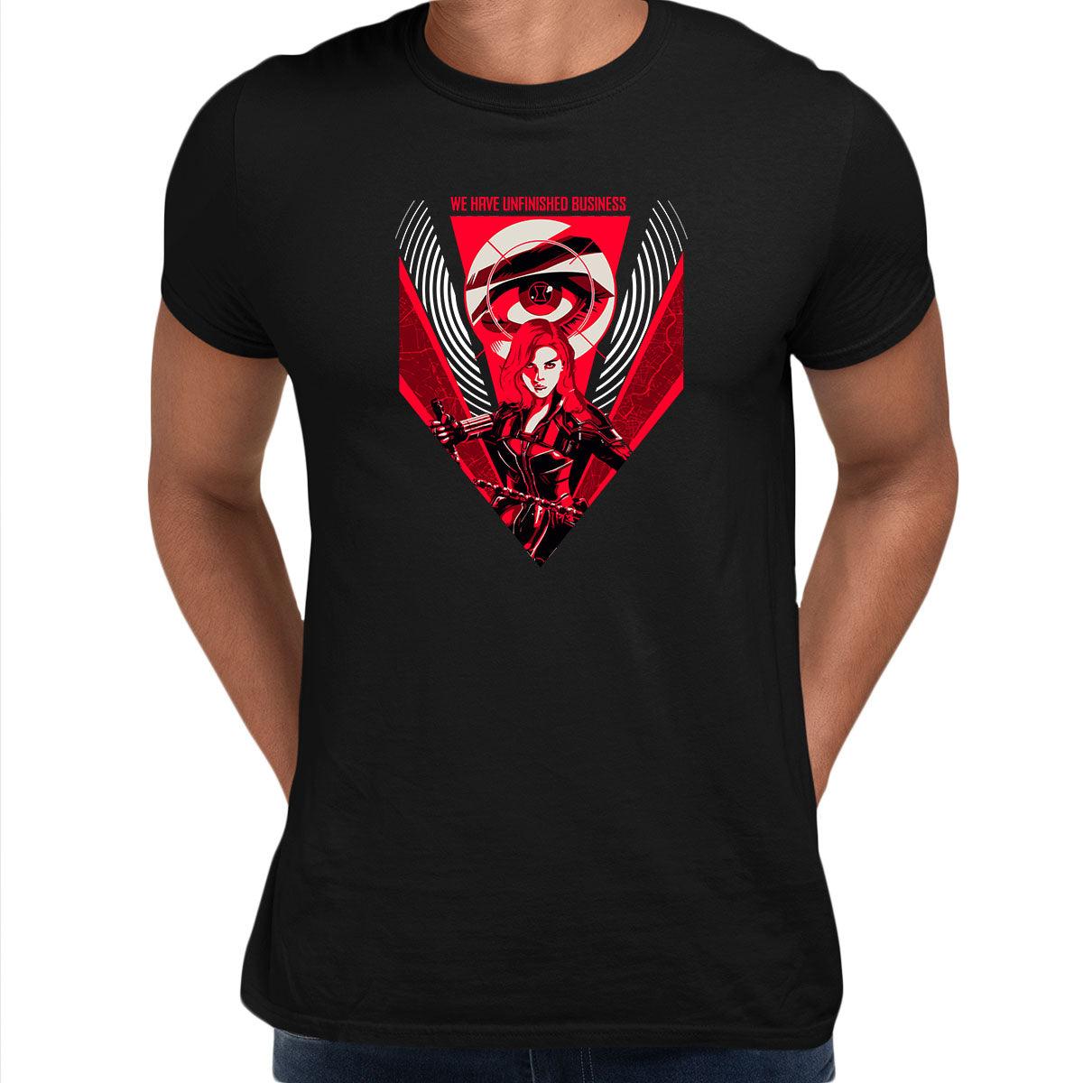 Black Widow Movie Scarlett Natasha Romanoff Marvel Adult Kids Gift T-shirt - Kuzi Tees
