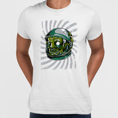 Urban Graffiti Zombie Monster Astronaut Illustration T-Shirt - Kuzi Tees
