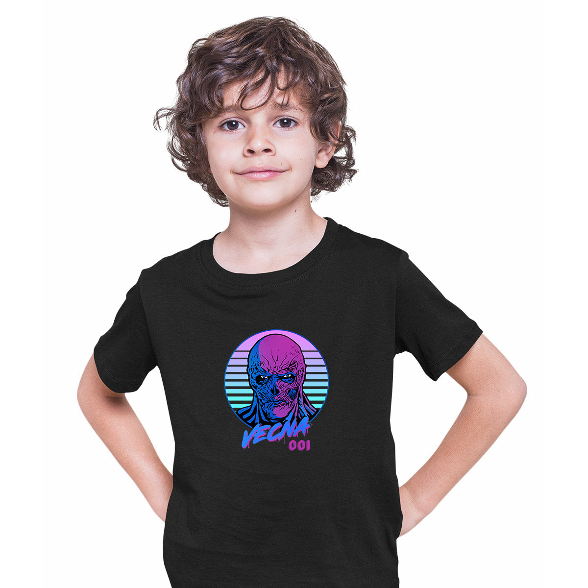 Vecna Tee Stranger Things Movie Kids T-Shirt Black