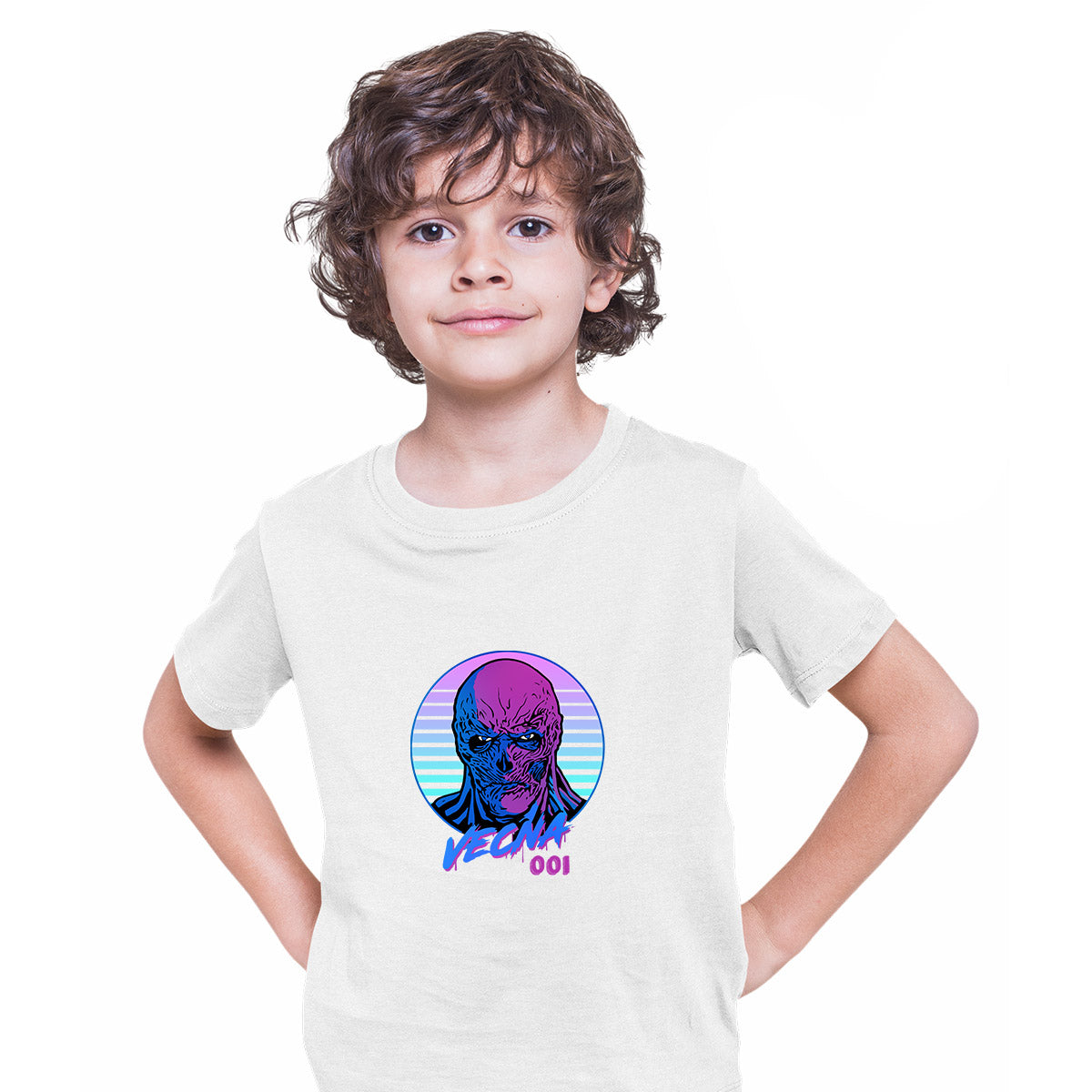 Vecna Tee Stranger Things Movie Kids T-Shirt White