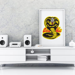 Cobra Kai 2018 Two Cobra Kai Karate Kid Posters Big Print Art Frame TV Saga Little Dragons A2 A3 - Kuzi Tees