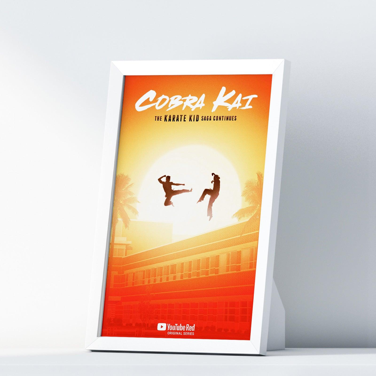 Cobra Kai 2018 Three Cobra Kai Karate Kid Posters Big Print Art Frame TV Saga Little Dragons A2 A3 - Kuzi Tees