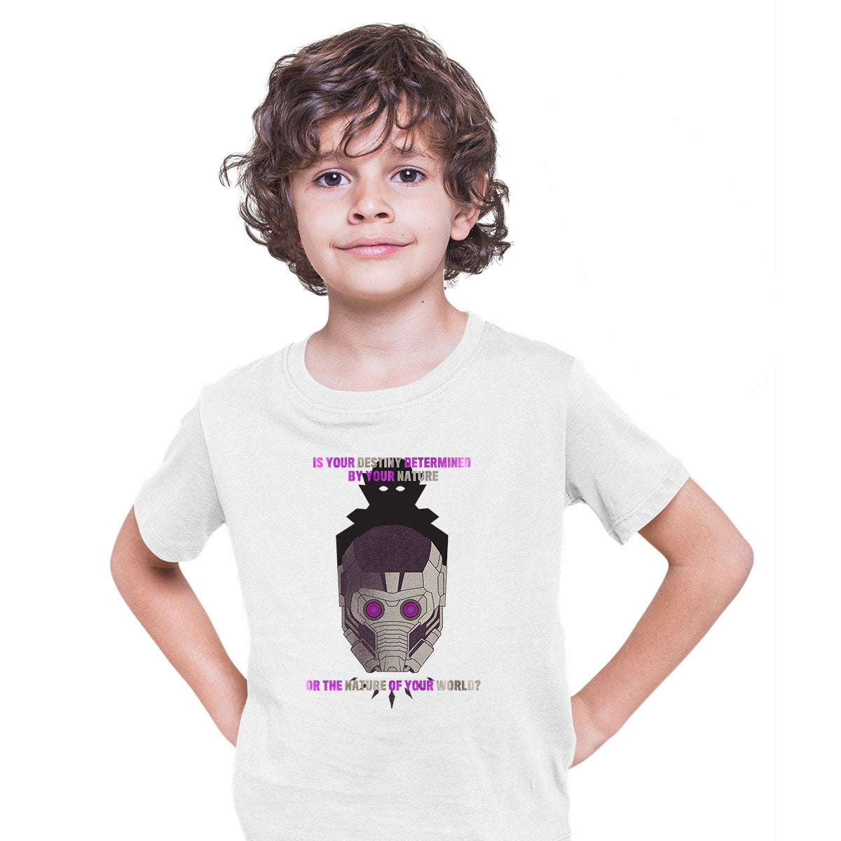 What If - Episode 2 T’Challa Star-Lord Tee Typography T-shirt for Kids - Kuzi Tees