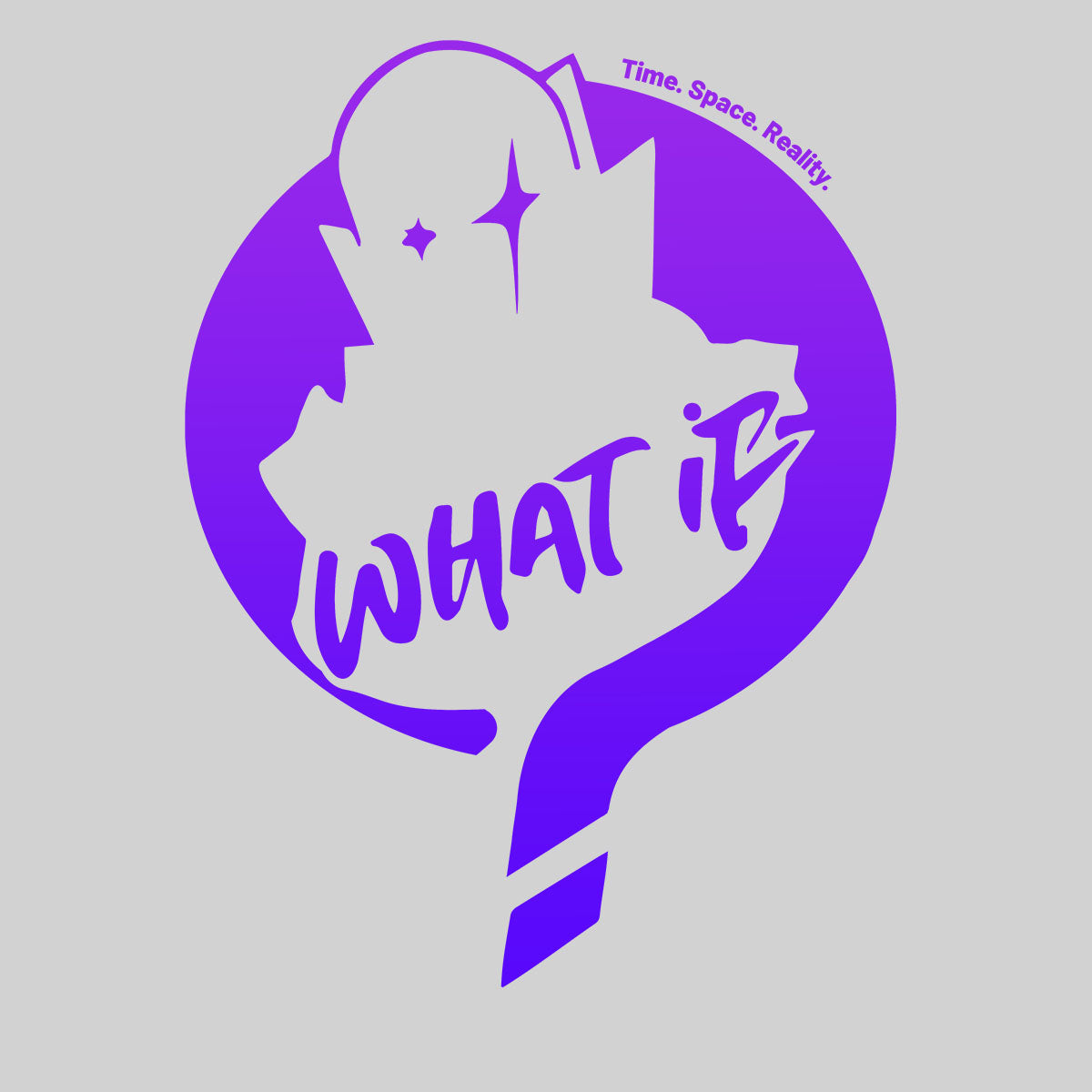 What If MCU Marvel Tee Purple Typography T-shirt for Kids - Kuzi Tees