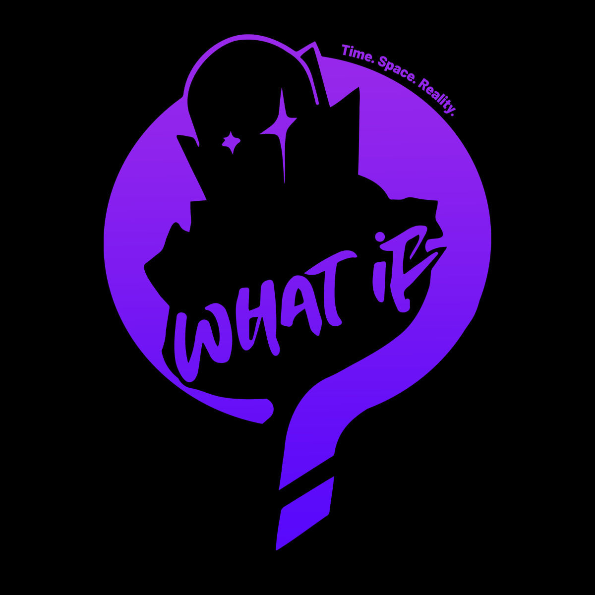 What If MCU Marvel Tee Purple Typography T-shirt for Kids - Kuzi Tees