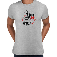 You and me Valentines Love T-shirt for men Unisex T-Shirt - Kuzi Tees