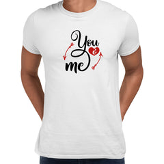 You and me Valentines Love T-shirt for men Unisex T-Shirt - Kuzi Tees