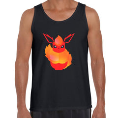 Flareon Pokemon Go Unique Design Tank Top - Kuzi Tees