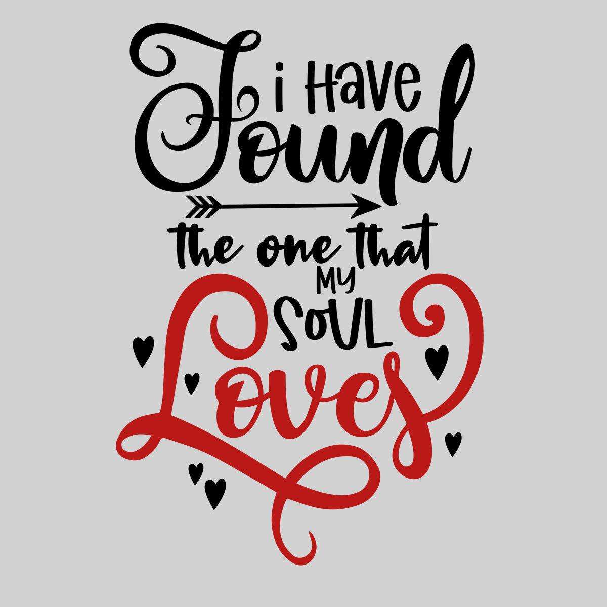 I have found the one that my soul loves Valentines Love T-shirt for men Unisex T-Shirt - Kuzi Tees