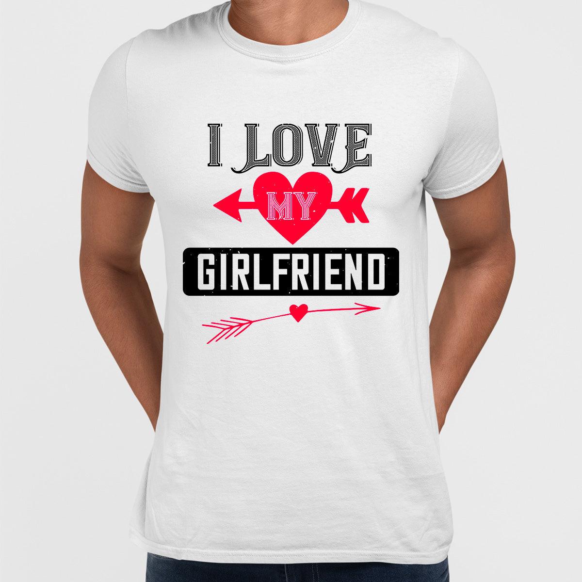 I love my girlfriend - valentine's day T-shirt edition - Kuzi Tees