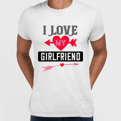 I love my girlfriend - valentine's day T-shirt edition - Kuzi Tees