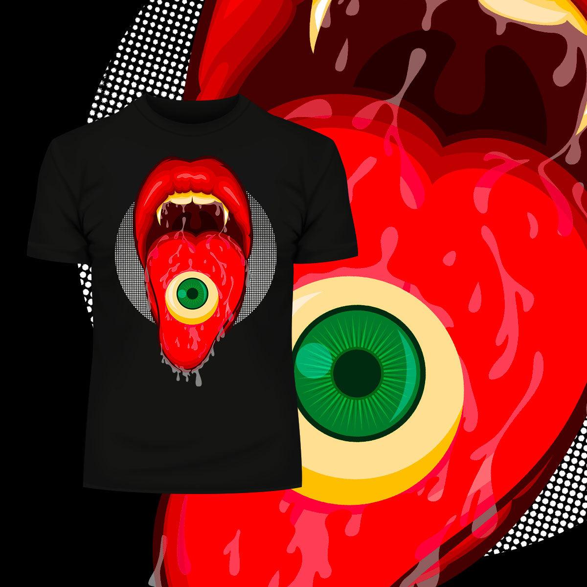 Halloween Eyeball Eater Amazing festive Halloween t-shirts collection - Kuzi Tees