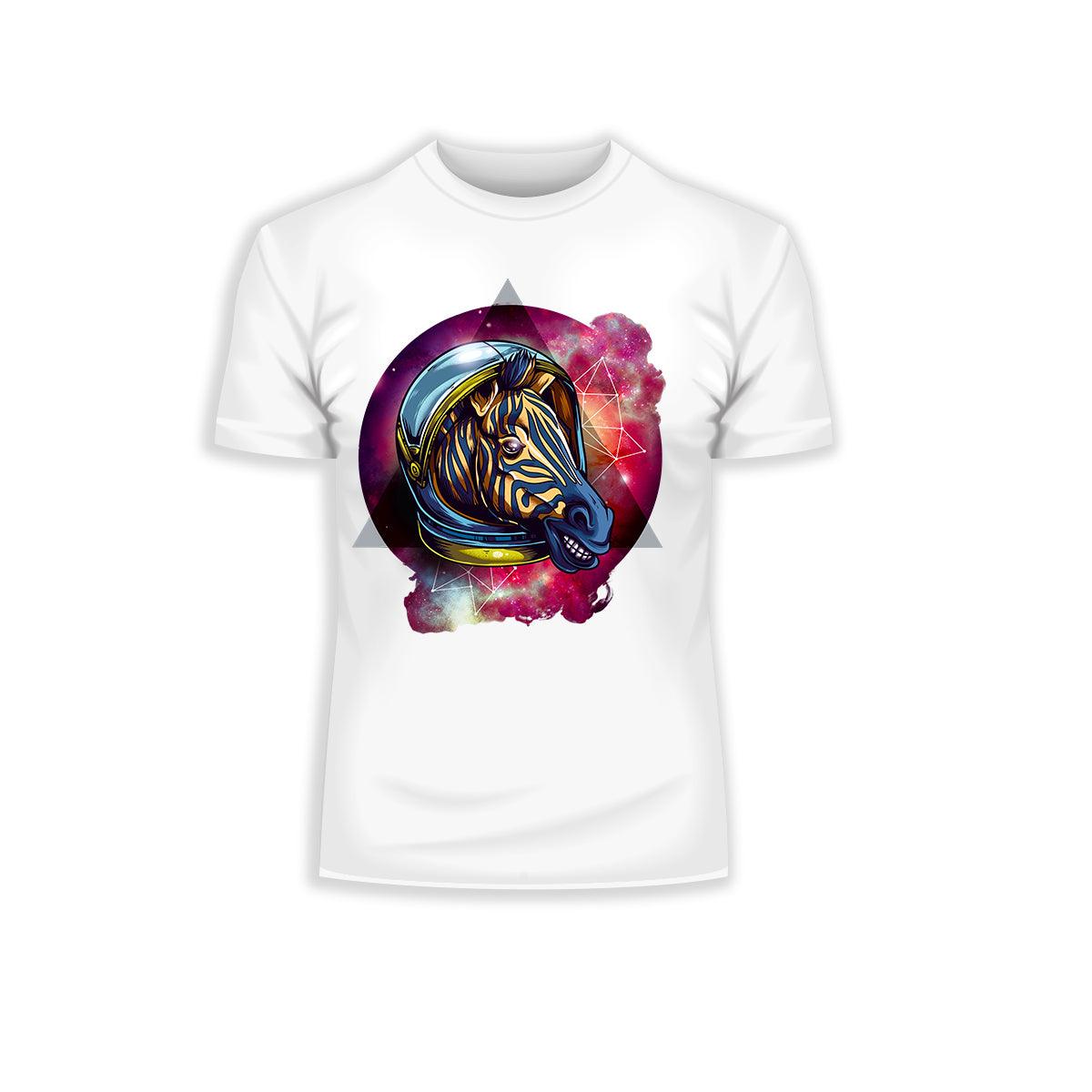 Awesome Cosmic Zebra - T-shirt with an Attitude - Kuzi Tees