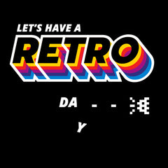 Let's Have a Retro Game Day - Eco Retro T-Shirt Collection - Kuzi Tees