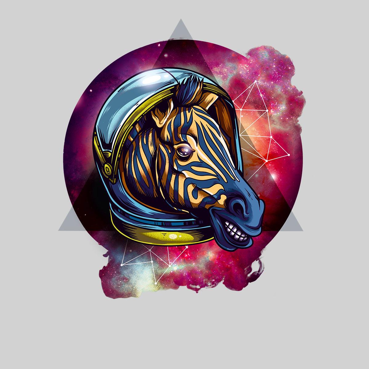 Awesome Cosmic Zebra - T-shirt with an Attitude - Kuzi Tees