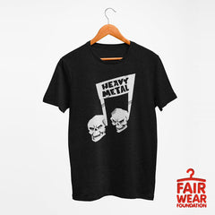 Heavy Metal Skull Notes - Kuzi Tees