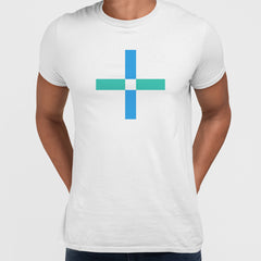 Modern Geometric Elements - Line Dots & Shapes Printed t-shirts Unisex Sample 11 - Kuzi Tees