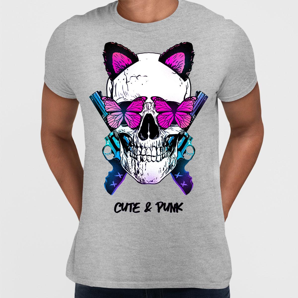 Cute Bunny Ears Skull T-shirts with an Attitude For men and women - Kuzi Tees