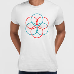 Modern Geometric Elements - Line Dots & Shapes Printed t-shirts Unisex Sample 13 - Kuzi Tees